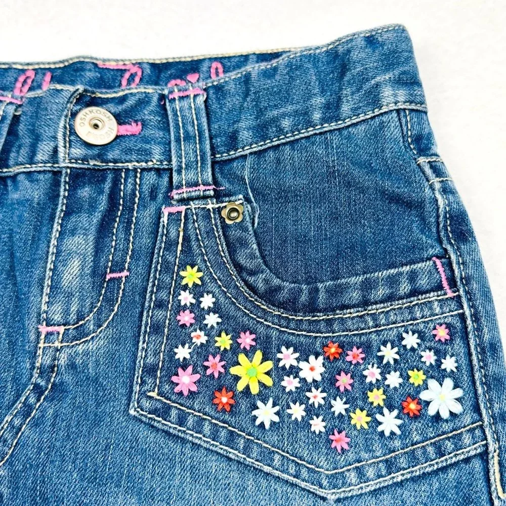 OshKosh B'gosh Girl's Denim Skort w/Embroidery